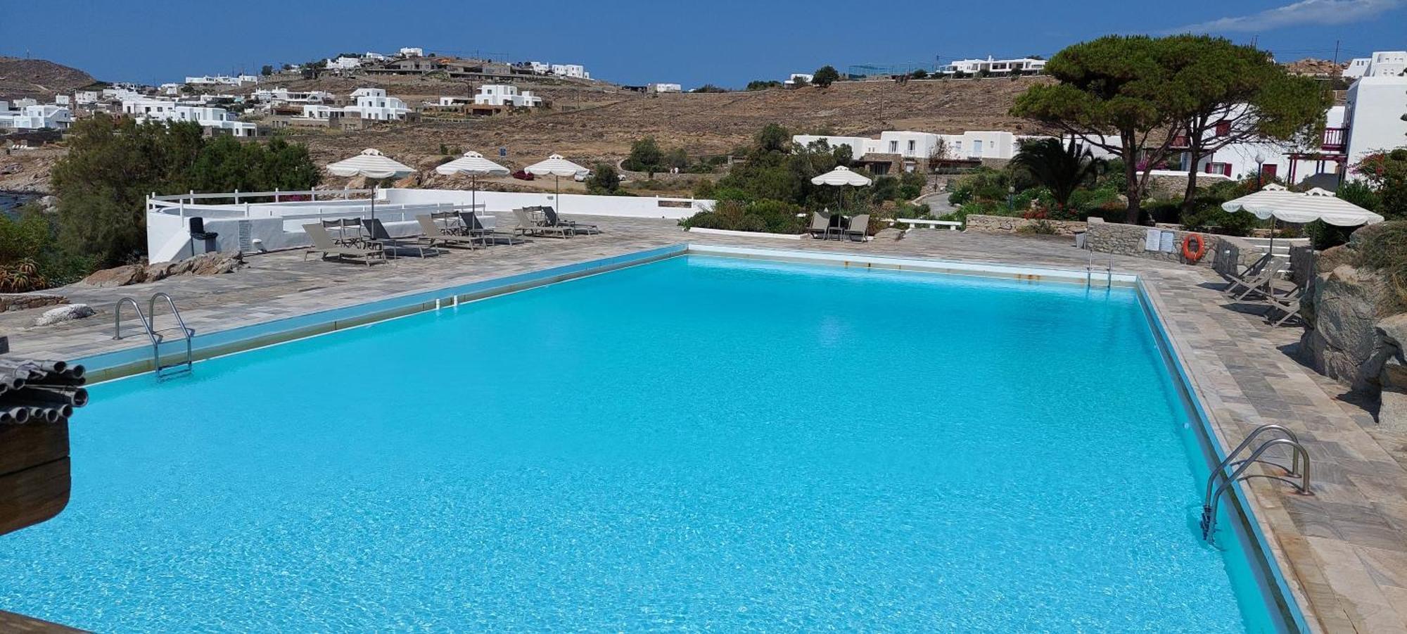 Villa Mykonian House With Shared Pool Ornos  Esterno foto